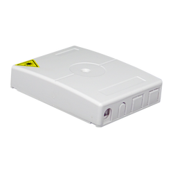 Indoor Termination Box | 2 Patch 4 Fibers 2 Ports | Compact Vertical Design - Thumbnail