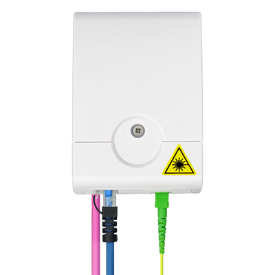 Indoor Termination Box | 2 Patch Fiber+RJ45 Ports | Compact Design