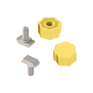 - FDS_Knurled Quick Knob with T-Bolt Kit of 1  - FDS_Knurled Quick Knob with T-Bolt Kit of 1