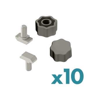 - FDS_Knurled Quick Knob with T-Bolt Kit of 10 (1)  - FDS_Knurled Quick Knob with T-Bolt Kit of 10 (1)