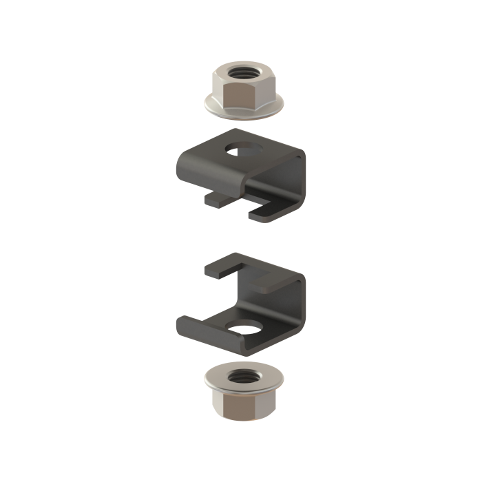 FDS_Ladder Suspension Quick Clamp Set for M16 Rod and 50mm Ladder_BK FDS_Ladder Suspension Quick Clamp Set for M16 Rod and 50mm Ladder_BK
