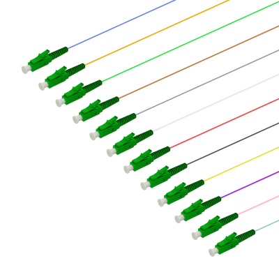 LC/APC 12 Fiber Pigtail | Single Mode G657.A2 | 0.9mm LC/APC 12 Fiber Pigtail | Single Mode G657.A2 | 0.9mm