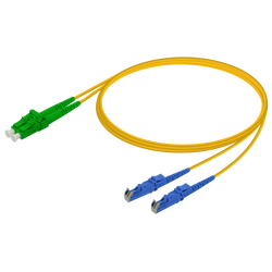 Samm Teknoloji - LC/APC-LSH/UPC | Single Mode G657.A2 Duplex Patch Cord | 2.0x4.1mm (1) Samm Teknoloji - LC/APC-LSH/UPC | Single Mode G657.A2 Duplex Patch Cord | 2.0x4.1mm (1)