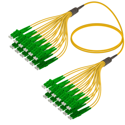 LC/APC-LC/APC | 24 Fiber Fanout | Single Mode G657.A2 | 3.0/1.8mm LC/APC-LC/APC | 24 Fiber Fanout | Single Mode G657.A2 | 3.0/1.8mm