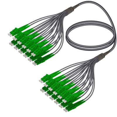 LC/APC-LC/APC | 24 Fiber Universal Fanout | Single Mode G657.A2 | 4.8/1.8mm