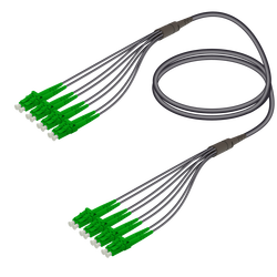 LC/APC-LC/APC | 8 Fiber Universal Fanout | Single Mode G657.A2 | 4.8/1.8mm LC/APC-LC/APC | 8 Fiber Universal Fanout | Single Mode G657.A2 | 4.8/1.8mm