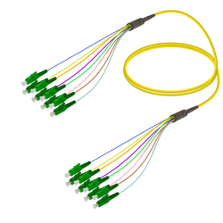 LC/APC-LC/APC | 8 Fibers Fanout | Single Mode G657.A2 | 3.0/0.9mm - Thumbnail