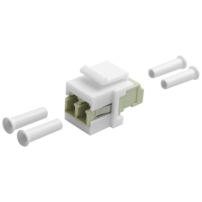 LC Dupleks Keystone Adaptör | Klipsli LC Dupleks Keystone Adaptör | Klipsli