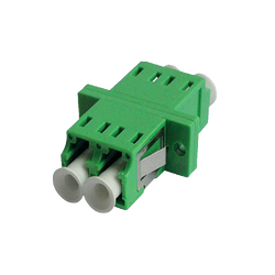 LC Duplex Adapter | w/ Flange