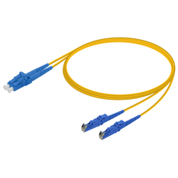 LC/UPC-LSH/UPC | Single Mode G657.A2 Duplex Patch Cord | 2.0x4.1mm LC/UPC-LSH/UPC | Single Mode G657.A2 Duplex Patch Cord | 2.0x4.1mm