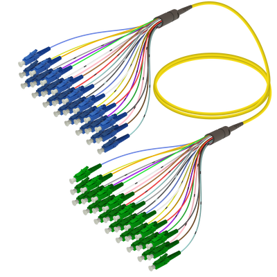 LC/UPC-LC/APC | 24 Fiber Fanout | Single Mode G657.A2 | 3.0/0.9mm LC/UPC-LC/APC | 24 Fiber Fanout | Single Mode G657.A2 | 3.0/0.9mm