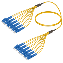LC/UPC-LC/UPC | 12 Fibers Fanout | Single Mode G657.A2 | 3.0/1.8mm - Thumbnail