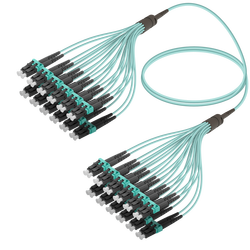 LC/UPC-LC/UPC | 24 Fiber Fanout | Multi Mode G651.OM3 | 3.0/1.8mm - Thumbnail
