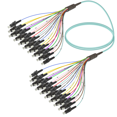 LC/UPC-LC/UPC | 24 Fibers Fanout | Multi Mode G651.OM3 | 3.0/0.9mm LC/UPC-LC/UPC | 24 Fibers Fanout | Multi Mode G651.OM3 | 3.0/0.9mm