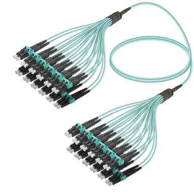LC/UPC-LC/UPC | 24 Fibers Fanout | Multi Mode G651.OM3 | 3.0/1.8mm LC/UPC-LC/UPC | 24 Fibers Fanout | Multi Mode G651.OM3 | 3.0/1.8mm