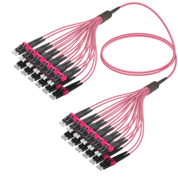 LC/UPC-LC/UPC | 24 Fibers Fanout | Multi Mode G651.OM4 | 3.0/1.8mm - Thumbnail