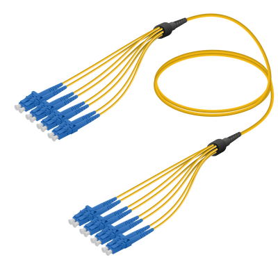 LC/UPC-LC/UPC | 8 Fibers Fanout | Single Mode G657.A2 | 3.0/1.8mm LC/UPC-LC/UPC | 8 Fibers Fanout | Single Mode G657.A2 | 3.0/1.8mm
