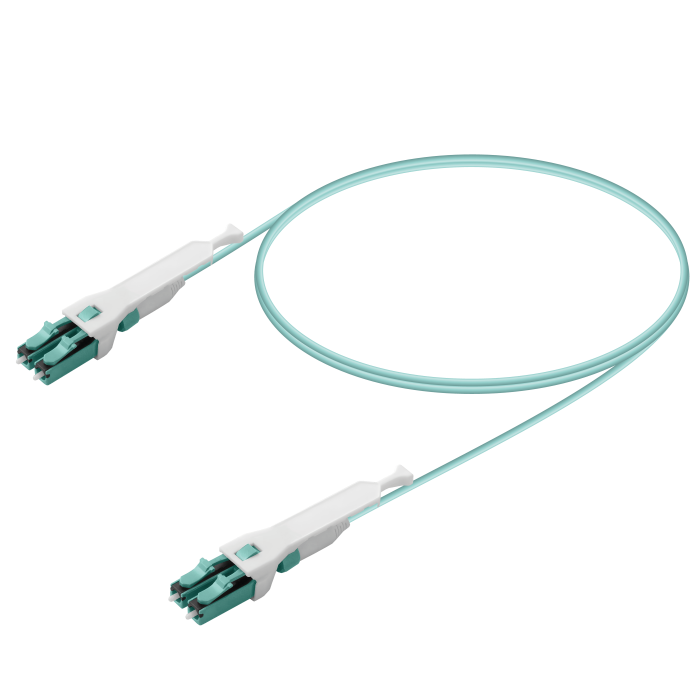 LC/UPC-LC/UPC | Multi Mode G651.OM3 | UNI30 Push-Pull | Uniboot Patch Cord | 2.0mm LC/UPC-LC/UPC | Multi Mode G651.OM3 | UNI30 Push-Pull | Uniboot Patch Cord | 2.0mm