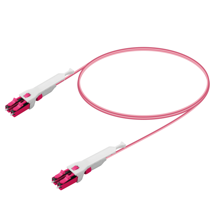 LC/UPC-LC/UPC | Multi-Mode G651.OM4 | UNI30 Push-Pull | Uniboot Patch Cord | 2.0mm LC/UPC-LC/UPC | Multi-Mode G651.OM4 | UNI30 Push-Pull | Uniboot Patch Cord | 2.0mm