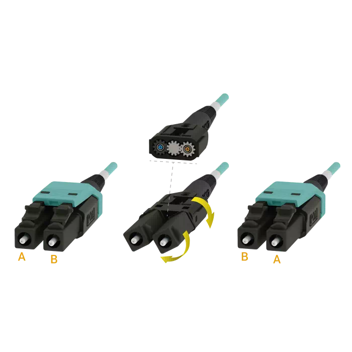 LC/UPC-LC/UPC | Multi-Mode G651.OM3 | UNI10 | Uniboot Patch Cord | 2.0mm LC/UPC-LC/UPC | Multi-Mode G651.OM3 | UNI10 | Uniboot Patch Cord | 2.0mm