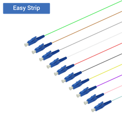 LC/UPC 12 Fiber Pigtail | Single Mode G657.A2 | 0.9mm LC/UPC 12 Fiber Pigtail | Single Mode G657.A2 | 0.9mm
