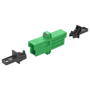 - LSH (E2000) Simplex Adapter | w/ Flange (1)  - LSH (E2000) Simplex Adapter | w/ Flange (1)