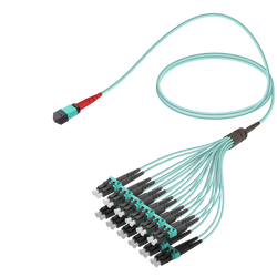 Male MTP Elite to LC/UPC Fanout | Base-24 | Multi Mode G651.OM3 | 3.0/1.8mm