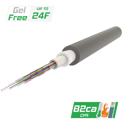 Merkezi Tüplü Fiber Optik Kablo | Gel-Free | U-BQ(ZN-GY)BH | CPR:B2ca | Up to 24F | 1000 metre Merkezi Tüplü Fiber Optik Kablo | Gel-Free | U-BQ(ZN-GY)BH | CPR:B2ca | Up to 24F | 1000 metre