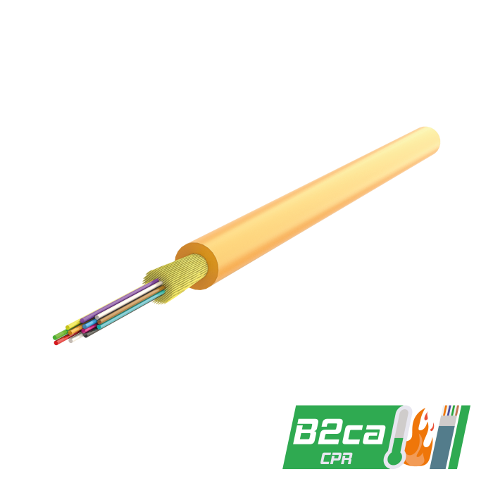 Multi-Fiber Distribution Kablo 3.0mm | I-(ZN)H 1x12 | CPR: B2ca | 1000 metre Multi-Fiber Distribution Kablo 3.0mm | I-(ZN)H 1x12 | CPR: B2ca | 1000 metre