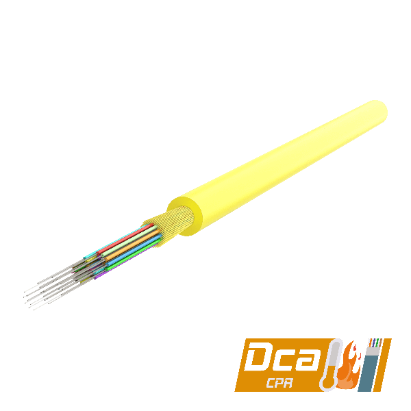 Multi-Fiber Distribution Kablo 3.0mm | I-(ZN)H 1x12 | CPR: Dca | 1000 metre - Thumbnail