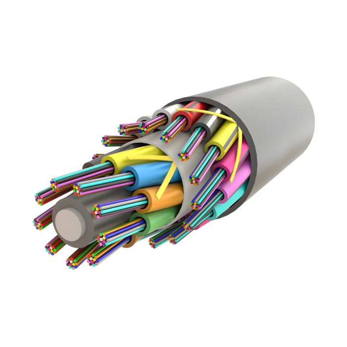 Micro-Duct Çok Tüplü Fiber Optik Kablo | Gel-Filled Dry Core | AT-D3Q2Y | 288F