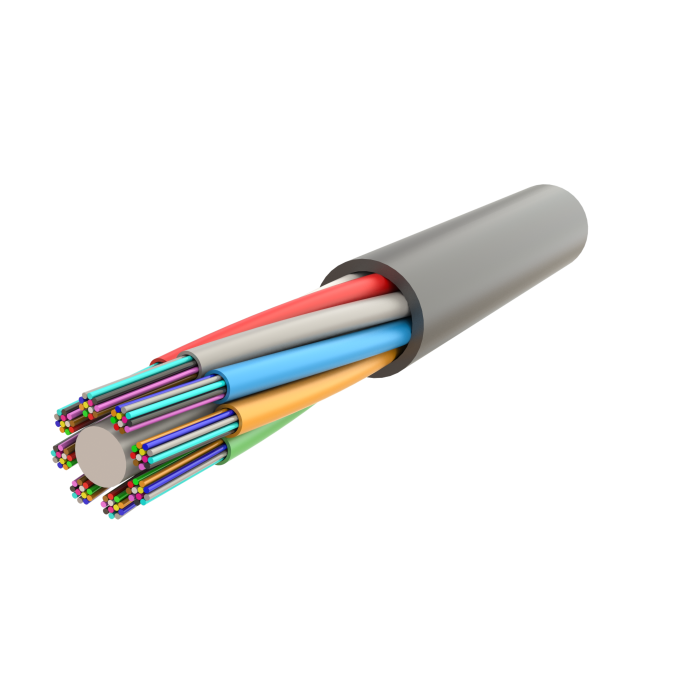 Micro-Duct Multi Loose Tube Fiber Optic Cable | Gel-Filled Dry Core | AT-D3Q2Y | 96F