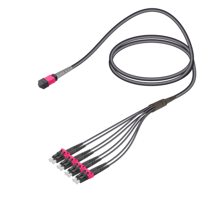 MTP Elite Dişi-LC/UPC Universal | Base-8 | Multi Mode G651.OM4 | 4.8/1.8mm