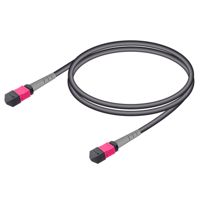 MTP Elite Erkek-Erkek Universal Patch Cord | Base-8 | Multi Mode G651.OM4 | 4.8mm