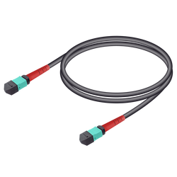 MTP Elite Female-Female Universal Patch Cord | Base-24 | Multi-Mode G651.OM3 | 4.8mm - Thumbnail