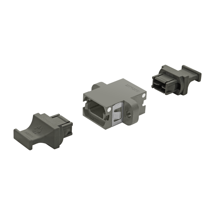 MTP Simpleks Adaptör | Flanşlı | Aligned Key | 2 Toz Kapaklı