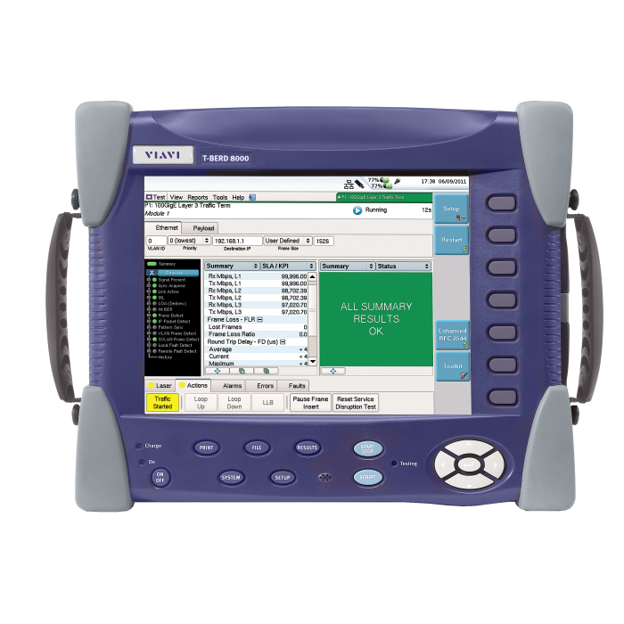 MTS-8000 OTDR + 8126B Modülü (Single Mode) MTS-8000 OTDR + 8126B Modülü (Single Mode)