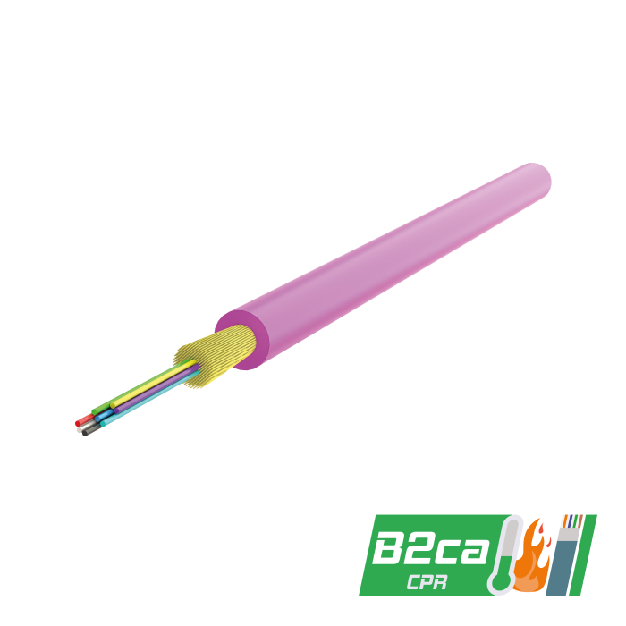 Multi-Fiber Distribution Kablo 3.0mm | I-(ZN)H 1x8 | CPR: B2ca | 1000 metre Multi-Fiber Distribution Kablo 3.0mm | I-(ZN)H 1x8 | CPR: B2ca | 1000 metre