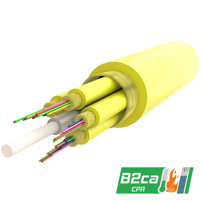 Multi-Fiber Universal Breakout Kablo | UT-(ZN)H(ZN)H | Cpr: B2ca | up to 288 Fiber