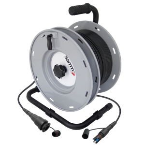 Samm Teknoloji - On-Reel QCS Harsh Environment Single Mode A2 Fiber Cable Assembly | QCS-Male to QCS-Female