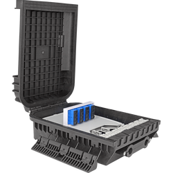 Fiber Optic Outdoor Termination Box | 6 Trays 144 Fibers 16 Ports | 305216