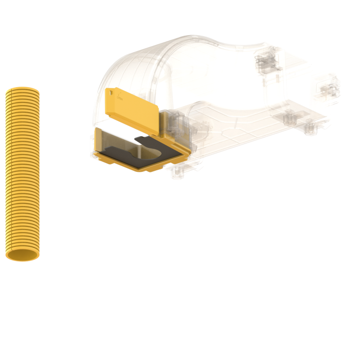 FDS_100mm-1x48mm Outlet Flex Tube Adapter