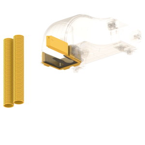 FDS_100mm-2x36mm Outlet Flex Tube Adapter - Thumbnail