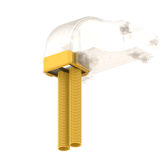 FDS_100mm-2x36mm Outlet Flex Tube Adapter FDS_100mm-2x36mm Outlet Flex Tube Adapter