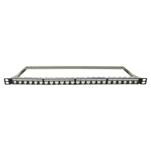 - Boş Modüler Düz HD Patch Panel | 0.5U CAT-6A | 24 Port (1)  - Boş Modüler Düz HD Patch Panel | 0.5U CAT-6A | 24 Port (1)