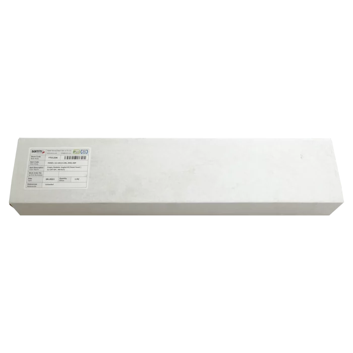 Empty Modular Angled HD Patch Panel | 1U CAT-6A | 48 Ports Empty Modular Angled HD Patch Panel | 1U CAT-6A | 48 Ports