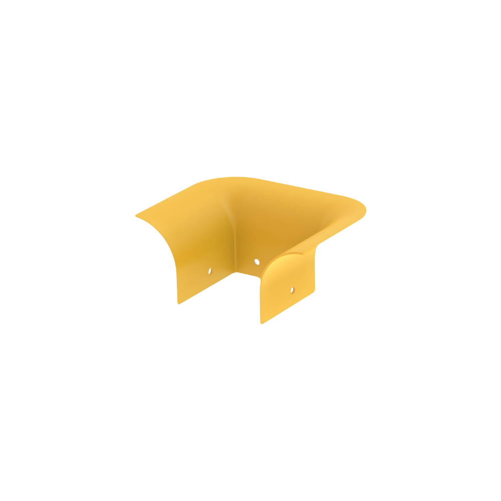 Raceways | Bend Radius Outlet Trumpet 100mm