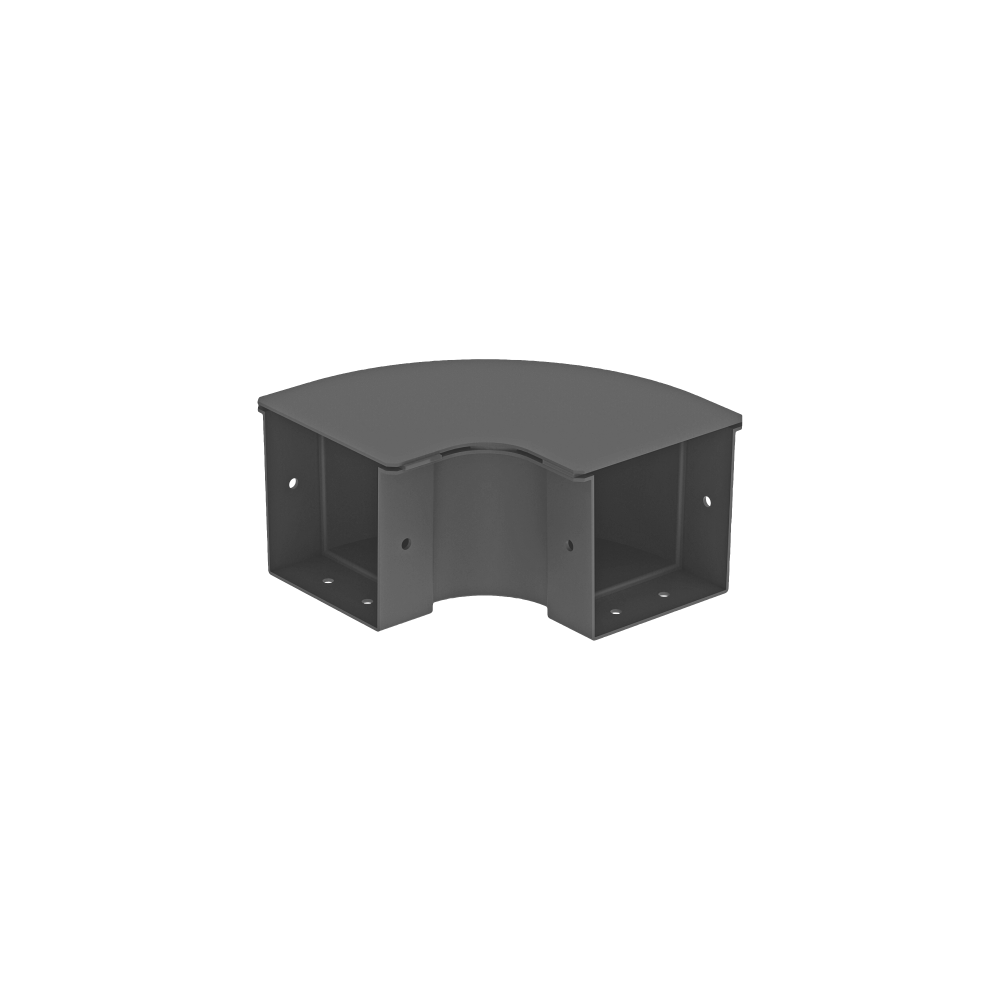 Samm Teknoloji - Raceways | Horizontal Elbow | W/ Cover 100mm (1) Samm Teknoloji - Raceways | Horizontal Elbow | W/ Cover 100mm (1)