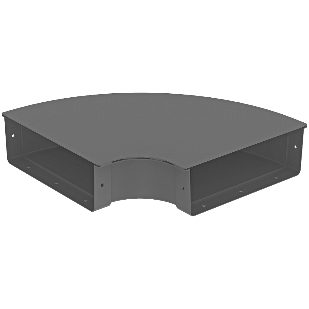 Raceways | Horizontal Elbow | W/ Cover 300mm Raceways | Horizontal Elbow | W/ Cover 300mm