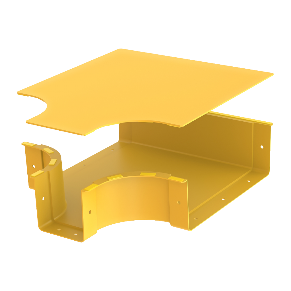 Raceways | Horizontal “T” Reducer 3010 | W/ Cover - Thumbnail